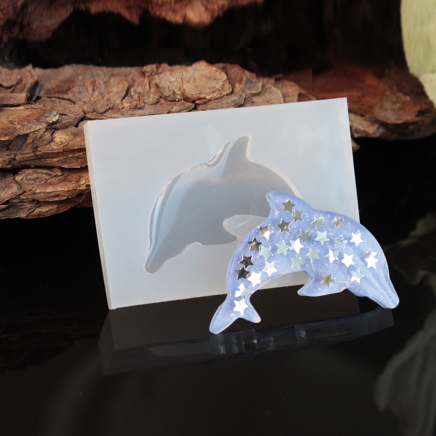 Small Dolphin Silicone Resin Mold