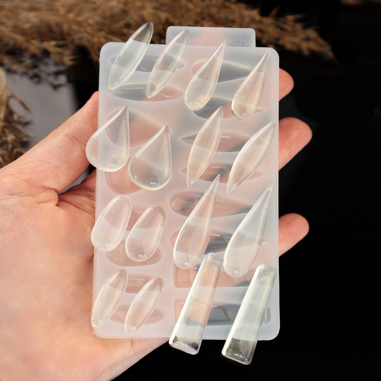 Drops Silicone Resin Mold - 16 in 1