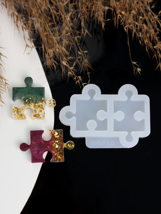 Puzzles Set Silicone Resin Mold - 2 in 1