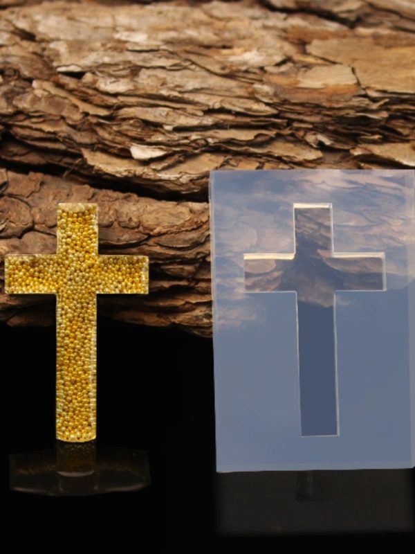 Cross Silicone Resin Mold