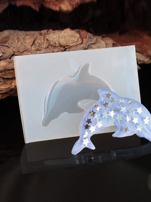 Small Dolphin Silicone Resin Mold
