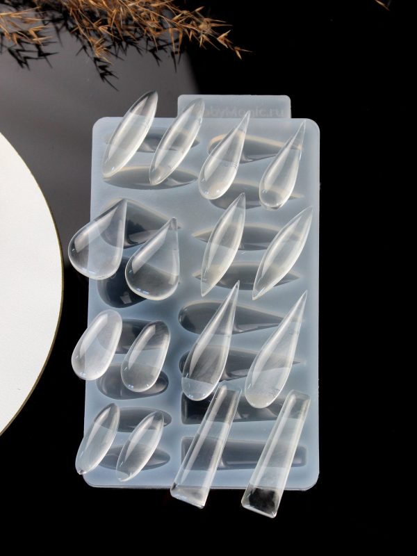 Drops Silicone Resin Mold - 16 in 1