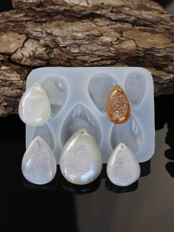 Druze Silicone Resin Mold - 6in1