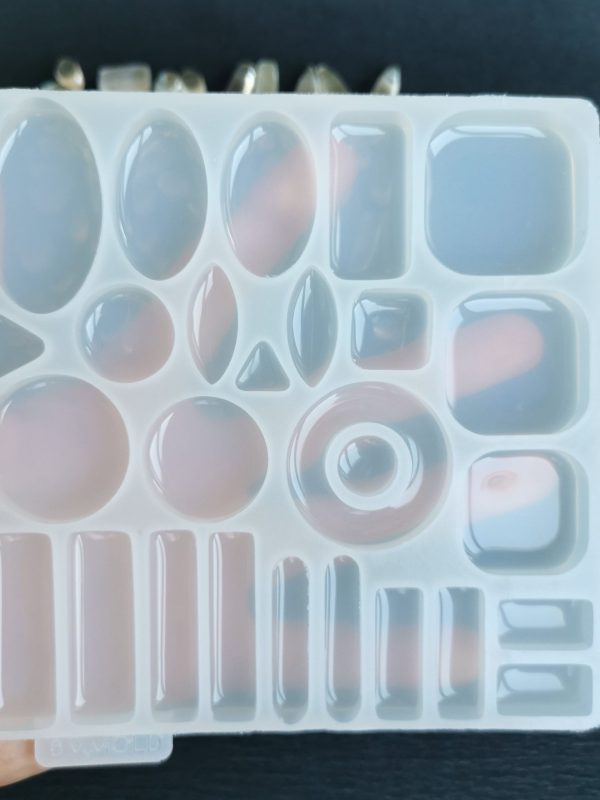 Large 27-in-1 Resin Silicone Mold For Unique Jewelry