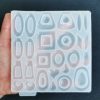 Large 34-in-1 Resin Silicone Mold For Unique Jewelry