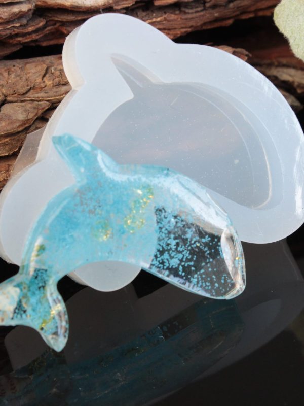 Mini Dolphin Silicone Resin Mold - 02