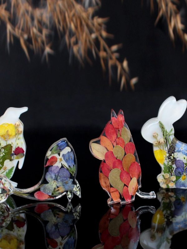 Wildlife Resin Silicone Mold Set 4in1: Hippo, Whale, Penguin, Bunny for Jewelry