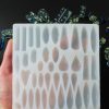 Elongated Teardrop Resin Mold 40-in-1 Mega Silicone Mold with Glossy Finish – Perfect for Earrings & Pendants