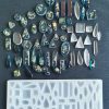 Large 66-in-1 Resin Silicone Mold For Unique Jewelry