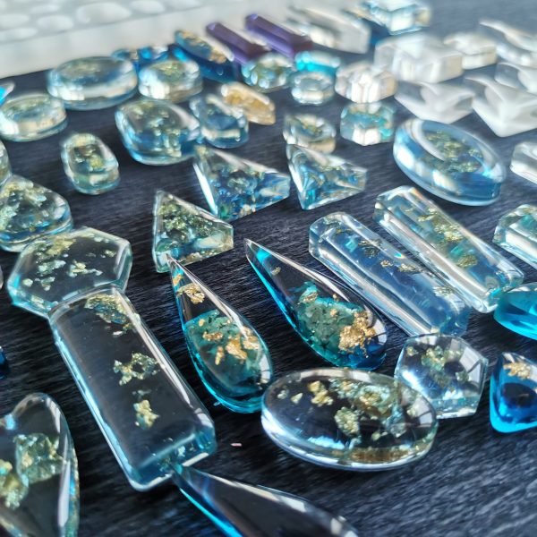 Large 66-in-1 Resin Silicone Mold For Unique Jewelry