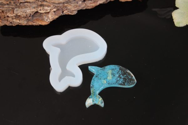 Mini Dolphin Silicone Resin Mold - 02