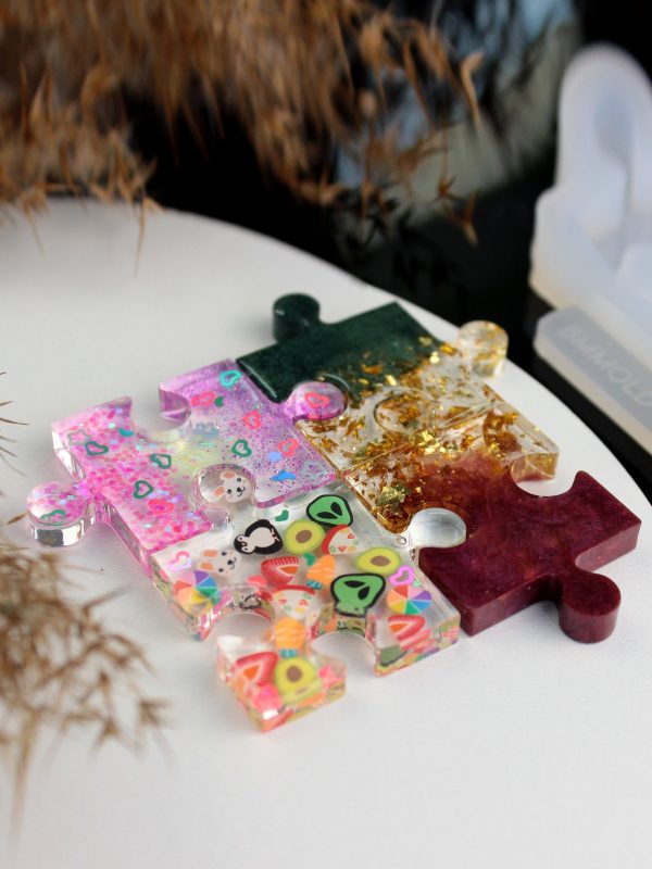 Puzzles Set Silicone Resin Mold - 2 in 1