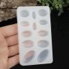 gallery-6392-0 Oval Silicone Resin Mold - 12 in 1