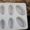 gallery-6392-1 Oval Silicone Resin Mold - 12 in 1