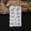 gallery-6392-2 Oval Silicone Resin Mold - 12 in 1