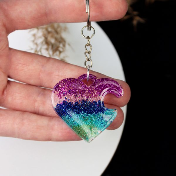 gallery-6402-1 Hearts Silicone Resin Mold - 2 in 1