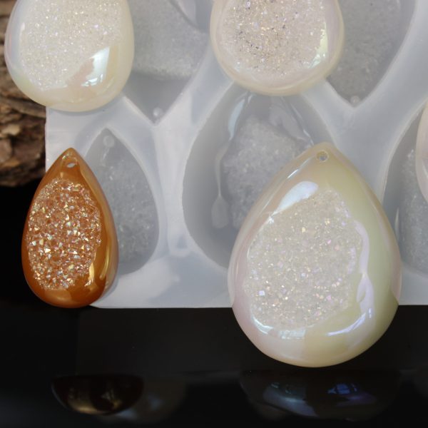Druze Silicone Resin Mold - 6in1
