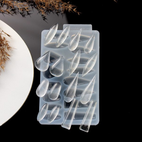 Drops Silicone Resin Mold - 16 in 1