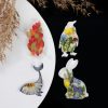 Wildlife Resin Silicone Mold Set 4in1: Hippo, Whale, Penguin, Bunny for Jewelry