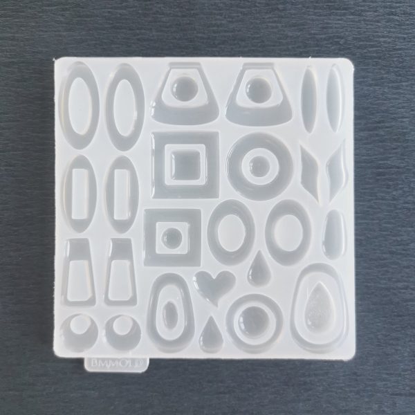 Large 34-in-1 Resin Silicone Mold For Unique Jewelry