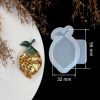 Tropical Delights: Lemon, Pomegranate, Chili Pepper, and Monster Leaf Silicone Molds Set
