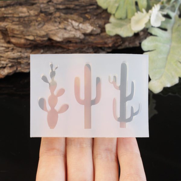Cactus Silicone Resin Mold - 3 in 1
