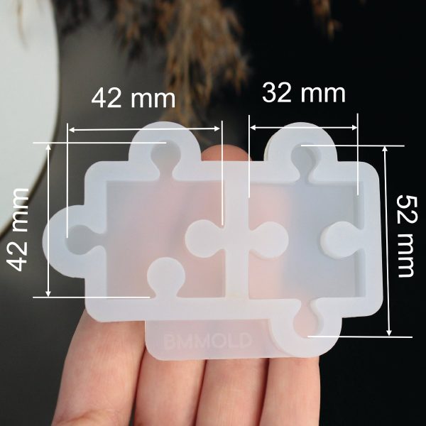 Puzzles Set Silicone Resin Mold - 2 in 1